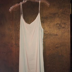 grey/silver slip dress